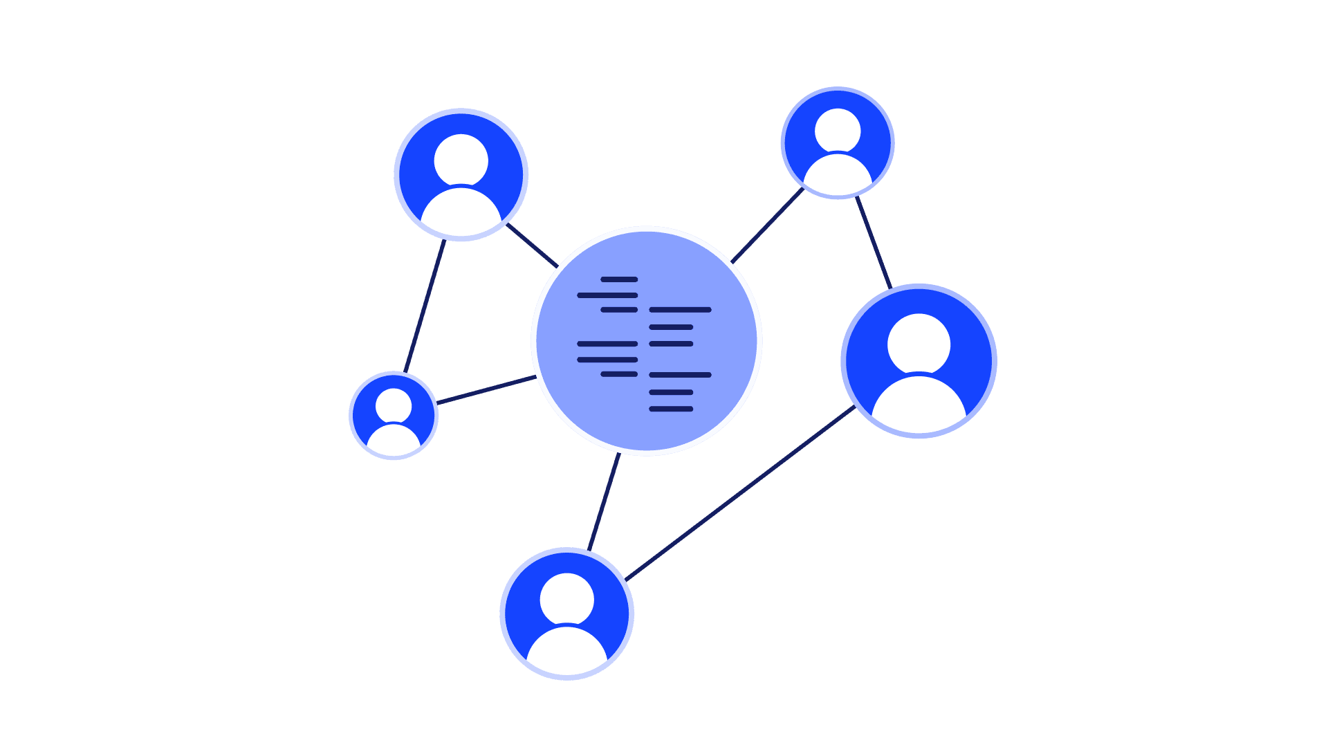 Eine Illustration eines Netzwerkes